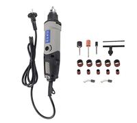 KIMISS Smerigliatrice elettrica da 400 W per trapano, 6 posizioni a velocità variabile, potente strumento rotativo, smerigliatrice multipla
