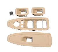 KIMISS Sostituzione della Copertura del Rivestimento del Pannello dei Pulsanti dell'interruttore per Auto per la Serie 1 3 4 F20 F30 F31 2012-2019, Aggiornamento della Decorazione (Beige)