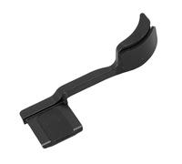 KIMISS Sostituzione Dell'impugnatura per Pollice in Metallo Q3 Telecamera Hot Thumb Up Resta Supporto Handgrip Ergonomico Coperchio Spugna in Lega di Alluminio Durevole (BLACK)