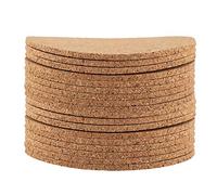 KIMISS Sottobicchieri in Sughero per Bevande 100 Pezzi Sottobicchieri in Legno per Bevande, tè, caffè, Tazza, Tappetino, Stoviglie in Legno, Decorazioni per la Casa Sottobicchiere in Sughero (20PCS)