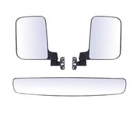 KIMISS Specchi di Carrello Specchio Laterale Pieghevole in Vetro HD e Specchietti Retrovisori Sostituzione per Ezgo Txt RXV DS Tempo Precedente Onward G2G29 Star Zone Cart