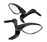 KIMISS Specchietti retrovisori moto, rotazione universale a 360 gradi Specchietti retrovisori laterali motocicli Specchietti tondi con impugnature