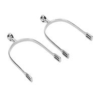 KIMISS Speroni da Cavallo in Acciaio Inossidabile con Sfera Roller - Stivali da Equitazione Inglesi da Uomo, Ideali per l'Equitazione e l'allenamento