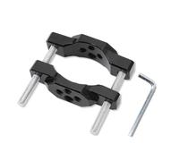 KIMISS Staffa di Montaggio per Forcella per Moto, Staffe per Asta di Montaggio per Lampada Forcella Anteriore ABS Faro in Metallo Supporto per Fendinebbia Morsetto per Tubo di