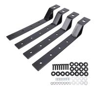KIMISS Staffa di Montaggio su Binario per Borsa da Sella per Moto Resistente Supporto Universale Regolabile per Borsa da Sella
