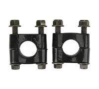 KIMISS Staffe Manubrio, 1 Coppia Morsetto Riser Manubrio Universale 22mm Morsetto Manubrio Monoforo per Moto