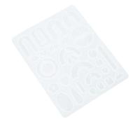 KIMISS Stampo per Orecchini in Silicone, Stampi per Gioielli in Resina per la Realizzazione di Orecchini Fai-da-te, Stampo Flessibile con Foro per Appendere per Creare Disegni di Gioielli