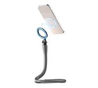 KIMISS Stand per Telefono Magnetico, Supporto per il Telefono con Turno Flessibile Flessibile con Superficie Non Slip, compatibilità Multifunzionale, Leggera e Portatile per Telecamere (GRAY)
