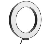 KIMISS Streaming Live per Telefono a LED LED DIMMABILE, Luce di Riempimento da 16 Cm con Selfie e Trucco a Copertura Morbida, Compatibile con e (16 cm)