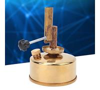 KIMISS Strumento Sperimentale Laboratorio con Lampada Ad Alcool Ad Alte Prestazioni - Bruciatore Bunsen in Stile Classico (Cannello ad alcool)