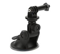 KIMISS Supporto a Ventosa per Fotocamera da Auto - Supporto Sicuro per Interfaccia a Vite da 1/4" per Parabrezza di Veicoli, per Sport Motoristici e Avventure