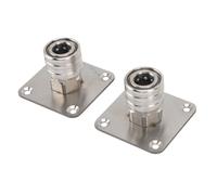 KIMISS Supporto da Parete per Supporto in Schiuma per Idropulitrice, Organizer per Punte per Ugelli a Collegamento Rapido da 2 Pezzi da 1/4", Rack di Stoccaggio in Acciaio Resistente per Garage