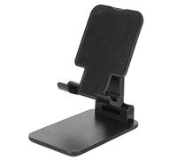 KIMISS Supporto da Tavolo Supporto per Telefono Supporto per Telefono Cellulare in Lega di Alluminio ABS Supporto da Tavolo Multifunzionale Retrattile Pieghevole per Inseguire Il Dramma (Nero)