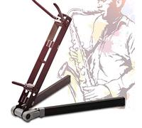 KIMISS Supporto Dal Design a Base Triangolare per Supporto Portatile Universale per Sax Staffa Pieghevole per Sassofono Contralto Regolabile con Impugnatura Automatica