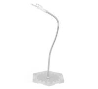 KIMISS Supporto per Action Figure per Bambole da 6 Pollici - Supporto per Display in Acciaio Inossidabile ABS, Stabile per Oggetti da Collezione e Personaggi di Anime (Trasparente)
