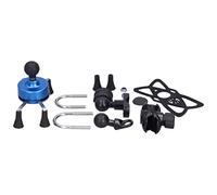 KIMISS Supporto Telefono a Forma di X per Biciclette (A(blue))