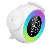 KIMISS Sveglia la Sveglia Leggera con Effetti di Illuminazione Colorati, per Musica a LED Digitale Intelligente per Camera da Letto, Studio e Uso Domestico