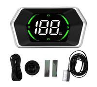 KIMISS Tachimetro Digitale GPS, Display LED Verde da 8,5 Cm per Auto, Misuratore di Velocita Digitale for Guida in Auto