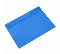 KIMISS Tappetino Resistente Al Calore, Superficie 350X250MM, per Uso (blu