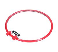 KIMISS Telaio da Ricamo Anello per Punto Croce in Plastica Rossa - Stile Primaverile Leggero e per Stringere Facilmente il Tessuto - Ideale per Lavori Domestici e Principianti