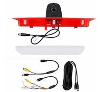 KIMISS Telecamera di Retromarcia per Luce di Stop Telecamera per Terza Luce di Stop di Retromarcia Backup Night Degree Grandangolo IP68 AHD CVBS con Cavo di Collegamento per