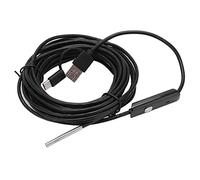 KIMISS Telecamera per Endoscopio 3,9 Mm - Telecamera di Ispezione per Telefono Cellulare, Perfetta per Uso Automobilistico e per Tubazioni, Periscopio a LED per Applicazioni Industriali (cablato 2m)