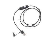 KIMISS Telecamera per Endoscopio 3,9 Mm - Telecamera di Ispezione per Telefono Cellulare, Perfetta per Uso Automobilistico e per Tubazioni, Periscopio a LED per Applicazioni Industriali (cablato 1 m)