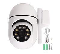 KIMISS Telecamera Wi-Fi Esterno Telecamera WiFi, PTZ Telecamera 1080P per Sicurezza della Casa con Visione Notturna a Colori, Audio Bidirezionale,Rilevamento del Movimento