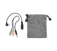 KIMISS Telefono Lavalier Omnidirezionale con Risvolto, Microfono Mini Plug and Play con Clip e Riduzione del Rumore per Streaming Live, Vlogging e Interviste