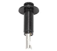 KIMISS Terminale Mono con Uscita per Chitarra Elettrica - Connessione da 6,35 Mm per Strumenti Acustici | Presa EQ in Lega di Ottone (BLACK)