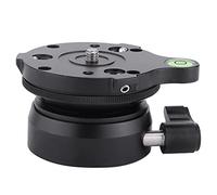 KIMISS Testa Base Livellante per Treppiede per Fotocamere - Lega di Alluminio DY-60N con Rotazione a 360° e Piastra di Precisione Regolabile