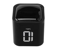 KIMISS Timer di Rotazione del Volume Regolabile con Ricarica Rapida di Tipo C - per, Lettura, Gioco e Sport (Black)