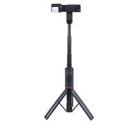 KIMISS Tripode Phone Selfie Stick - Supporto Leggero Regolabile per Viaggi e Fotografia - Compact Remote Control con Clamp/Holder Staccabile (con Luce)