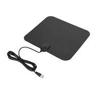 KIMISS TY28D HDTV Antenna TV Digitale Interno con Cavo e Amplificatore di Segnale-gamma di 80 Miglia, HD 1080p, Ricezione Multidirezionale