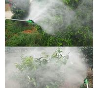 KIMISS Ugello Nebulizzatore Ad Alta Pressione Spruzzatore Atomizzatore da Giardino a Forma di Ventaglio a 3 Teste Ugello Elettrico a Bassa Pressione per Patio, Prato e Esterni