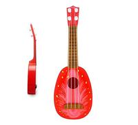 KIMISS Ukulele Giocattolo con 4 Corde - Strumento Musicale di Chitarra con Suono Eccellente Simulato per Principianti, Leggero E Portatile, Ideale per la Musica di E on (Tipo 2)