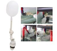 KIMISS Valvola a Sfera Galleggiante DN15 per Acquacoltura e Acqua Potabile - Valvola a Galleggiante per Serbatoio in ABS Resistente Alla Corrosione, a Sfera Regolabile per il Controllo del Livello