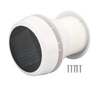 KIMISS Ventilatore da Tetto per Camper, Ventilatore di Scarico da Tetto per Camper DC12V Silenzioso Sfiato Ad Energia Solare per Camper, Roulotte, Navi, Yacht