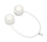 KIMISS Ventola per Collo Senza Lama a 3 velocità, Ventola Appesa Al Collo Pieghevole Portatile, Batteria Ricaricabile da 1600 MAh, Scuola di Luce, Sport, Viaggio (WHITE)