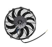 KIMISS Ventola Raffreddamento Radiatore Elettrica Ventola Sottile Push Pull Universale 253 Mm 12 V 80 W per Surriscaldamento del Motore Automobilistico, Macchinari Agricoli,