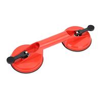 KIMISS Ventose per Vetro Resistenti per Sollevamento e Spostamento - Estrattore a Doppia Ventosa per Piastrelle e Pavimenti, Diametro 11,5 Cm