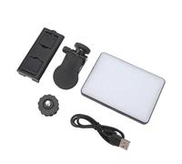 KIMISS Versatile Luce Webcam - Dimmingess Dimming & 3 Color Temperation Clamp/Holder Light per Riunioni di Zoom e Streaming Live