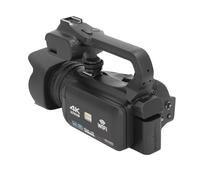 KIMISS Videocamera 4K 64MP Videocamera con Zoom Digitale 18x, Videoregistratore HD con Touch Screen da 4 Pollici, Visione Notturna, Funzione Webcam, Telecomando, Telefono Esterno e