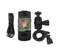 KIMISS Videoregistratore Indossabile per Visione Notturna 2K Indossabile Sul Corpo della Fotocamera Dispositivo di Acquisizione Magnetico con Rotazione 'obiettivo a 180° per