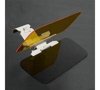 KIMISS Visiera Anti Glare Estensibile 2 in 1 per Auto, Protezione UV e Sole, Schermo Impermeabile per Specchietto Retrovisore, Adatta per la Maggior Parte dei Veicoli