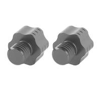 KIMISS Viti Adattatore per Specchietto Pezzi Bulloni per Specchietto Retrovisore Moto in Lega di Alluminio CNC Filettati da 10 Mm per un'installazione e Stabile (Ti colore)