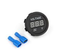 KIMISS Voltmetro Digitale per Auto e Moto - Misuratore di Tensione Impermeabile 12V-24V DC per Soluzioni Automobilistiche, e Nautiche