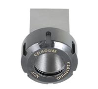 kimllier Mandrino a pinza ER-40 Blocco pinza quadrato Blocco pinza Blocco Mandrino Supporto adatto per Tornio CNC Macchina per Incisione