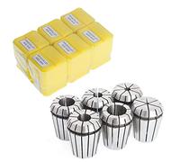 kimllier Set di 6 pinze a molla ER32 in acciaio al carbonio da 1/8-3/4 pollici adatte per fresatura CNC tornio strumento e macchina per incisione