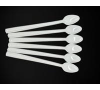 Kimmel 21-000-3001-1 Cucchiai da Cocktail riutilizzabili per Limone, 6 Pezzi, plastica, Bianco